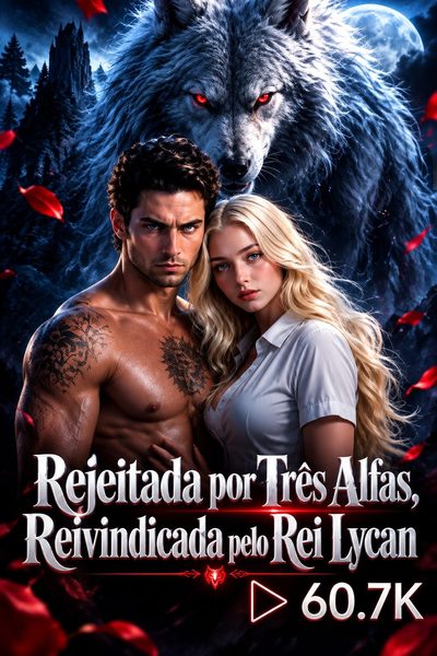 Capa da minissérie Rejeitada por Três Alfas, Reivindicada Pelo Rei Lycan