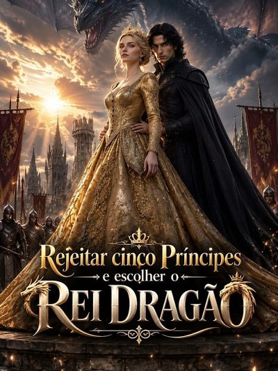 Capa da minissérie Rejeitar Cinco Príncipes e Escolher o Rei Dragão