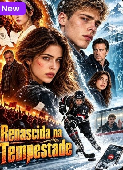 Capa da minissérie Renascida na Tempestade