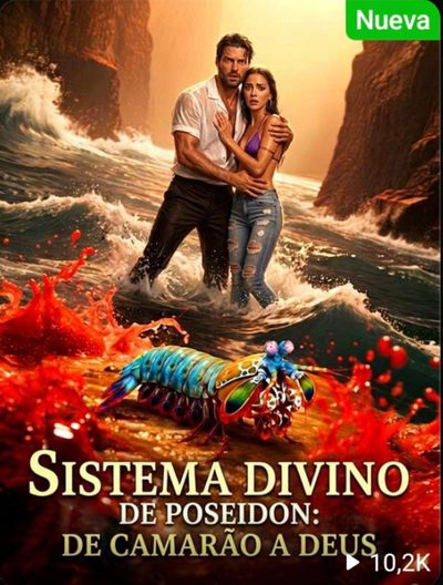 Capa da minissérie Sistema Divino de Posêidon: de Camarão a Deus