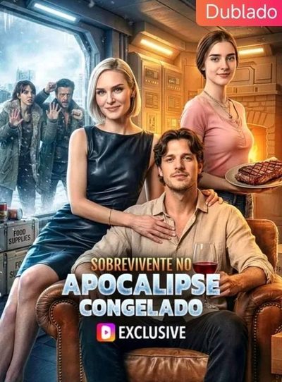 Capa da minissérie Sobrevivente no Apocalipse Congelado