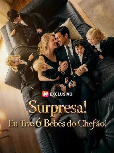 Capa da minissérie Surpresa Eu Tive Seis Bebês do Chefão