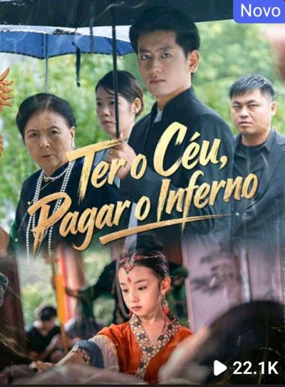 Capa da minissérie Ter o Céu Pagar o Inferno