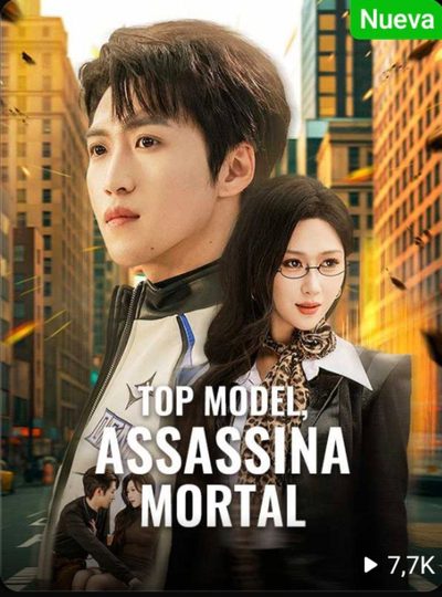 Capa da minissérie Top Model, Assassina Mortal