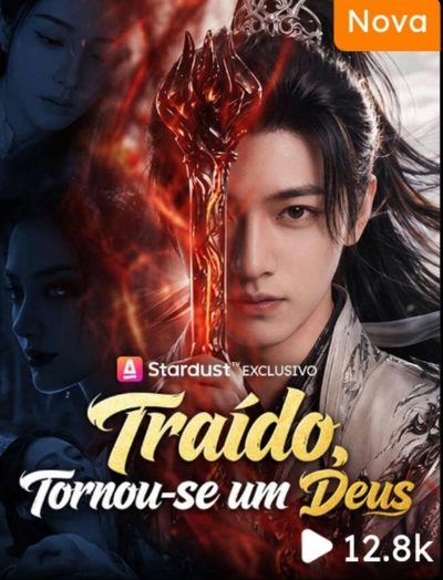 Capa da minissérie Traído, Tornou-se um Deus