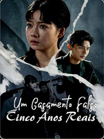 Capa da minissérie Um Casamento Falso Cinco Anos Reais