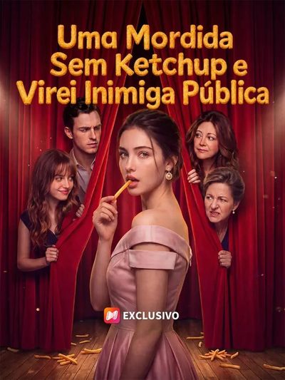 Capa da minissérie Uma Mordida Sem Ketchup e Virei Inimiga Pública