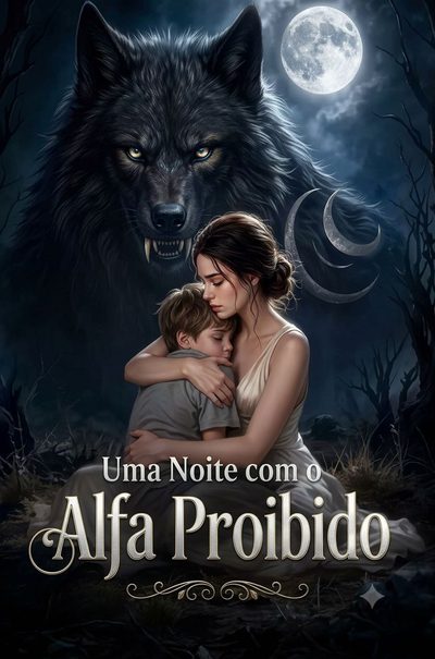 Capa da minissérie Uma Noite com o Alfa Proibido