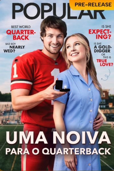 Capa da minissérie Uma Noiva para o Quarterback