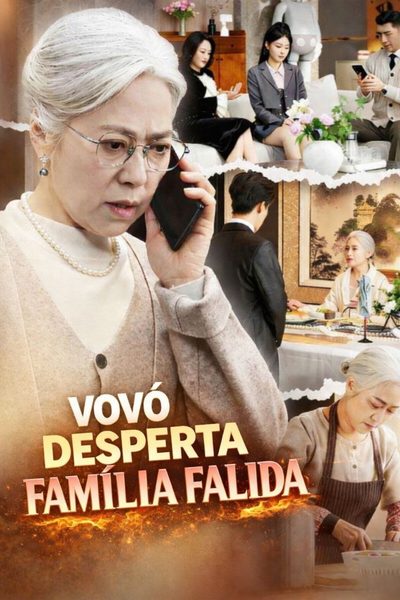 Capa da minissérie Vovó Desperta Família Falida