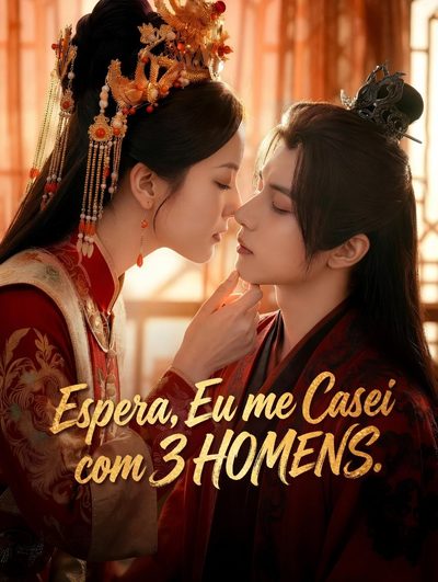 Capa da minissérie Wait I Married 3 MEN - Espera, Eu me Casei com 3 HOMENS